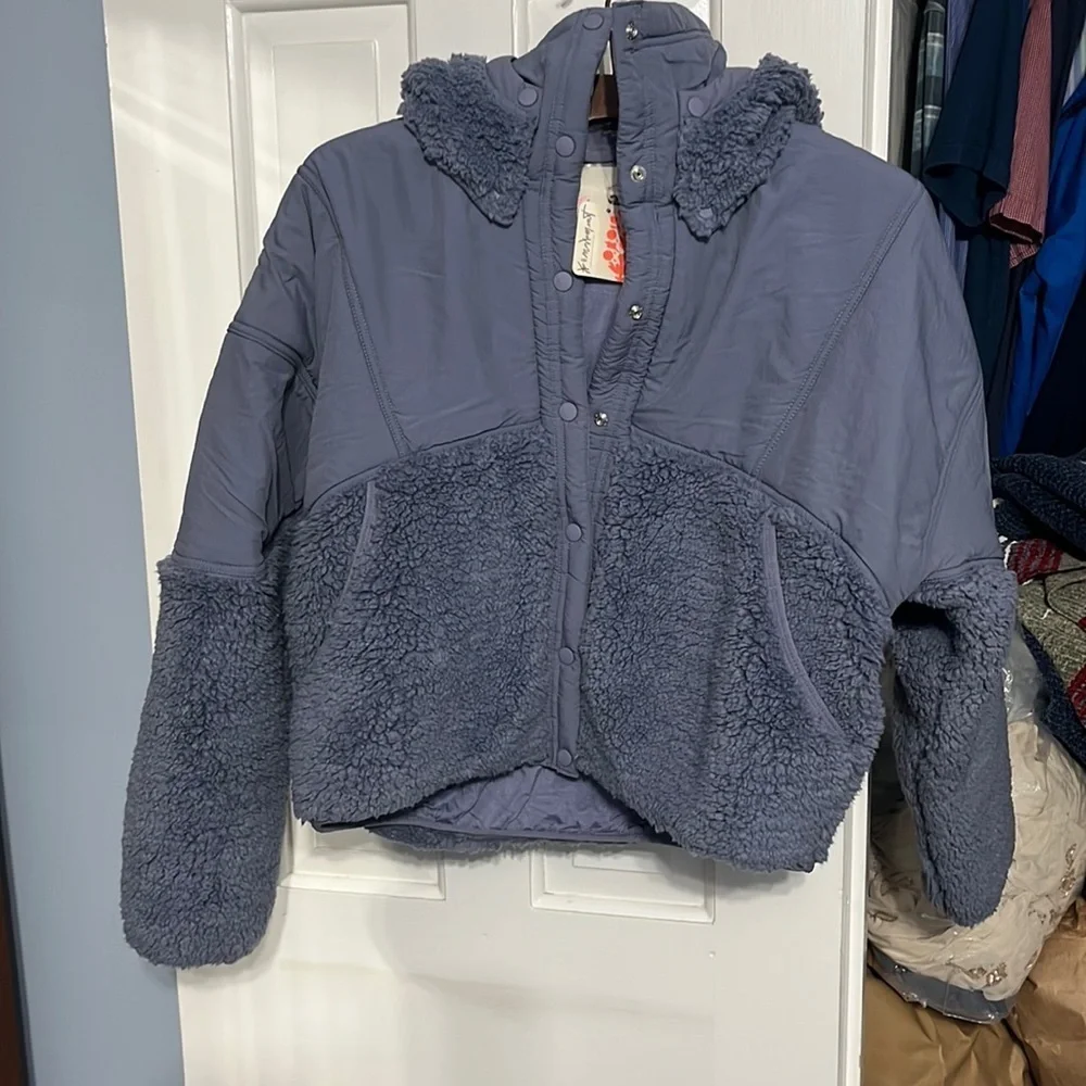 NWT Free People Adventure Awaits Fleece Jacket Size XS